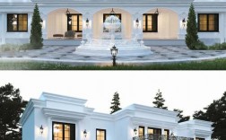 白色的欧式别墅（白色的欧式别墅图片）