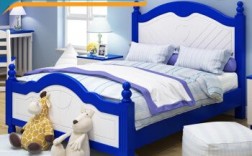 蓝色墙面白色床（蓝色墙面白色床板好看吗）