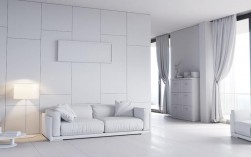 客厅白色墙面布置（客厅白色墙布装修效果图）
