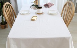 白色餐桌配桌布图片（白色餐桌配桌布图片效果图）