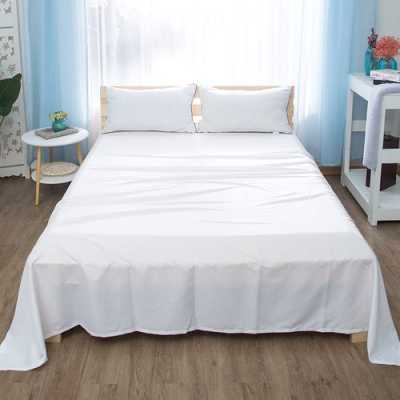 白色床单布料（白色床单布料批发价格）-图1