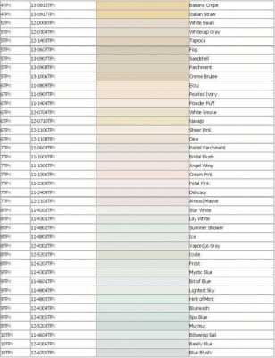 米白色国标色卡（色卡米白色油漆标准色卡号）-图1