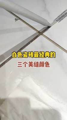 瓷砖美缝白色卫生（卫生间美缝用白色会变色发黄吗吗）-图3