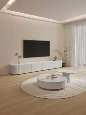 北欧风格白色电视柜（北欧风格白色电视柜图片大全）-图2