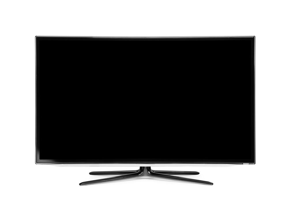 电视黑色白色（电视纯白背景下有黑色暗块）-图2