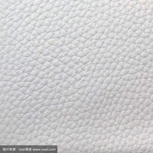 白色皮纹材质（白色皮革面料）-图3
