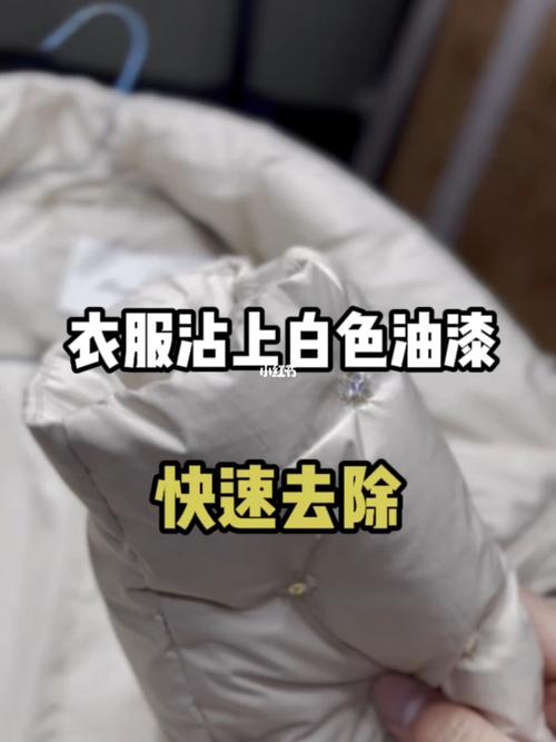 白色衣服油漆（白色衣服油漆怎么洗掉）-图1