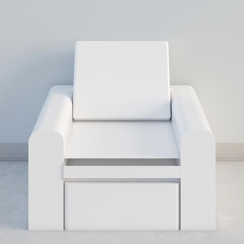 白色沙发单人（白色沙发好打理吗）-图3