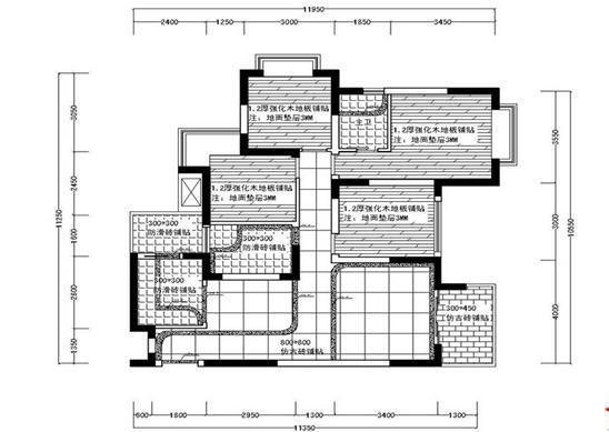 cad地板换白色（cad地板颜色）-图2