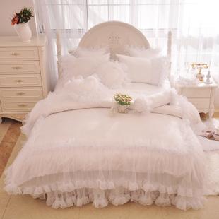 欧式白色公主床（白色公主床搭什么颜色的床罩好看呢?）-图1