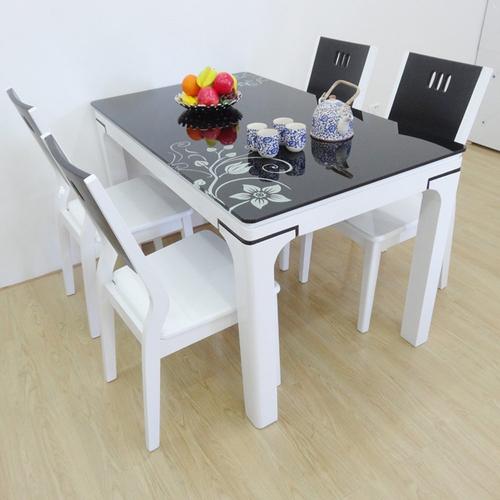 白色烤漆餐桌（白色烤漆桌子）-图2