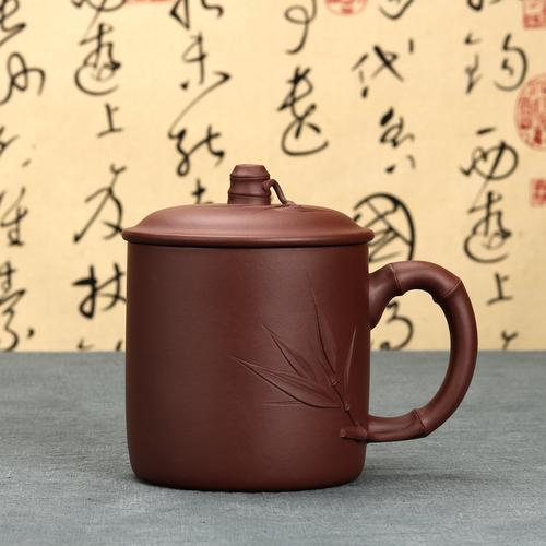 泡绿茶紫砂杯白色（紫砂杯泡绿茶有好处吗）-图1