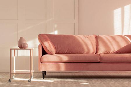 91粉粉白色沙发（粉色沙发图片大全）-图3