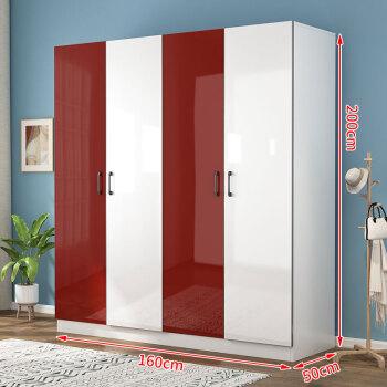 白色柜子红色门（红色柜子白色门的图片）-图3