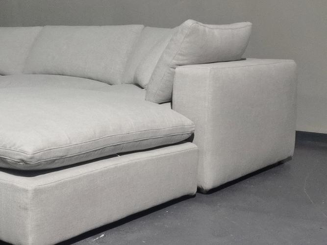 白色沙发布贴图（白色沙发布料）-图2