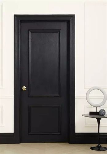 卧室黑色门框白色门（卧室黑色门框白色门是不是不吉利）-图3