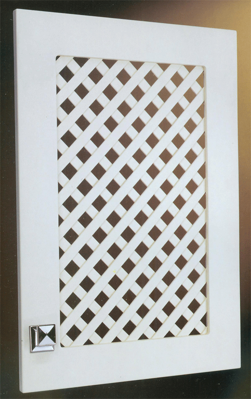 白色网格门（白网格图）-图3