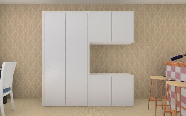 客厅简单白色的柜子（白色柜子选什么白）-图1