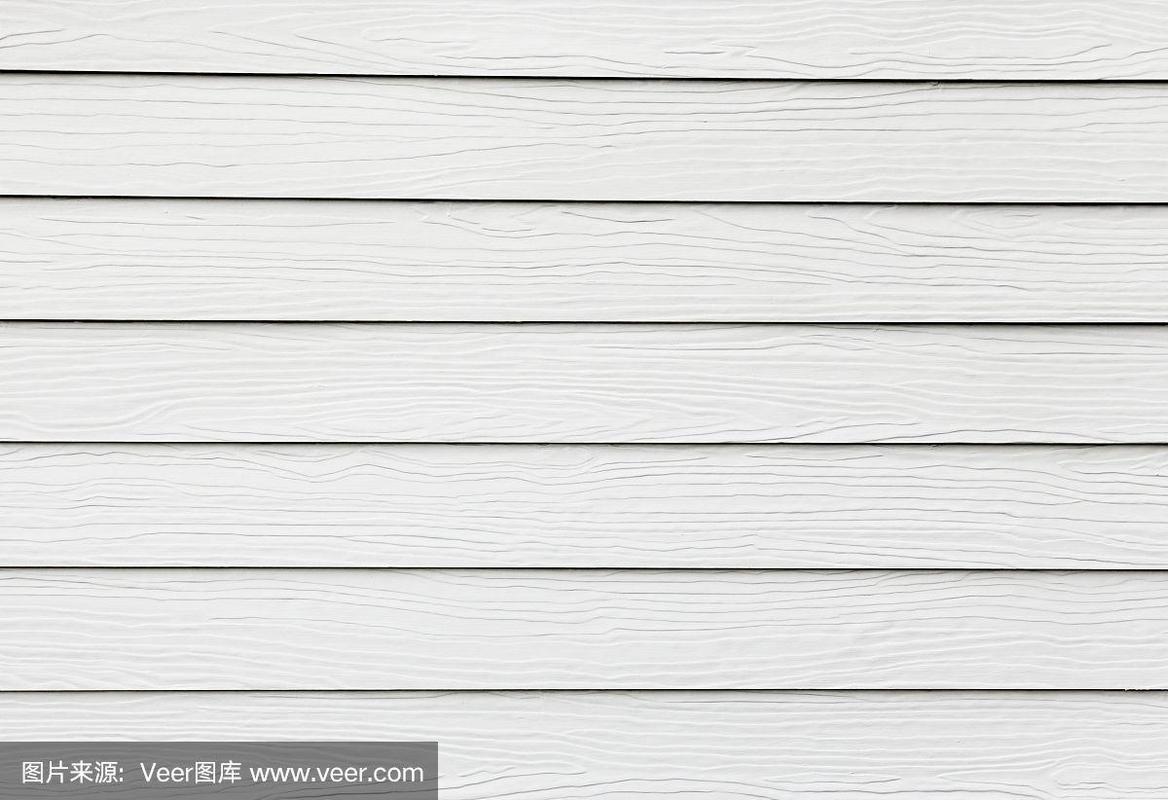 白色旧木纹（白色木质纹理）-图1