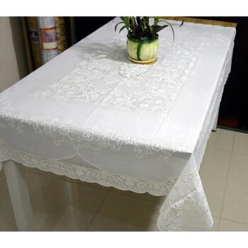 塑胶白色桌布（塑胶白色桌布好看吗）-图3