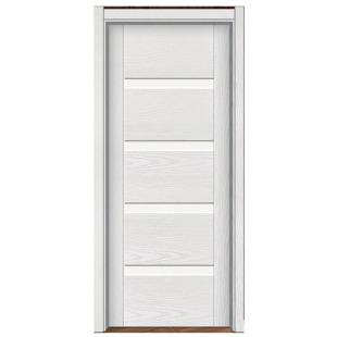 白色木纹门和白色门哪个贵（白色木纹门图片欣赏）-图3