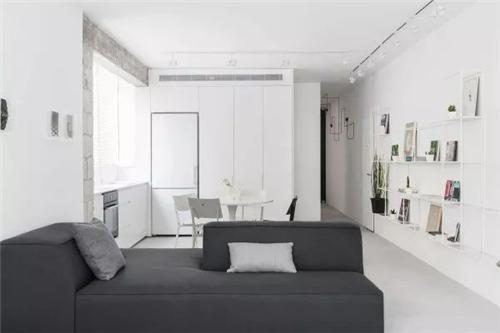 灰色地板白色家具（灰色地板白色家具配什么颜色墙）-图2