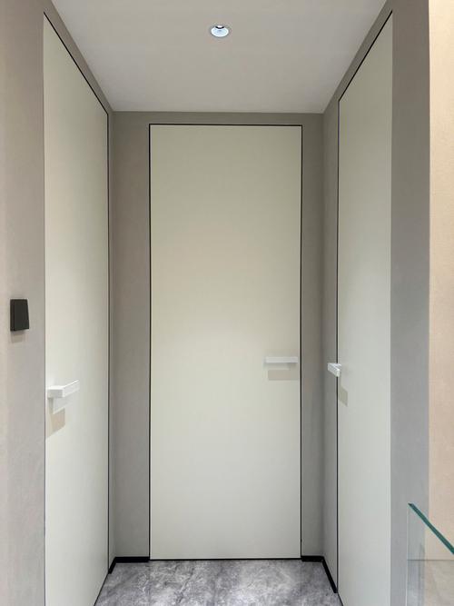灰白色房间门（灰白色门装修效果图）-图1