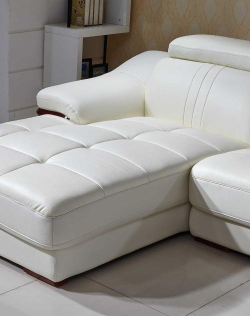 白色沙沙布散沙发（白色的布艺沙发脏了怎么洗）-图2