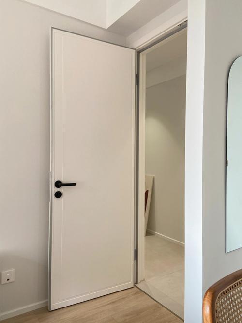 房间白色木门图片（房间白色的门要怎么搭好看）-图1