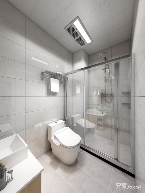 浴室贴白色瓷砖（浴室白瓷砖发黄怎么办）-图2