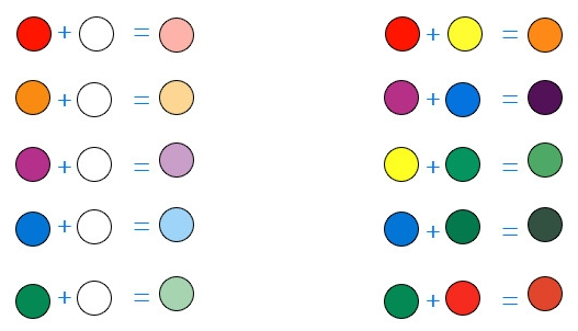 蓝色红色加白色混合（蓝色和红色加起来）-图2