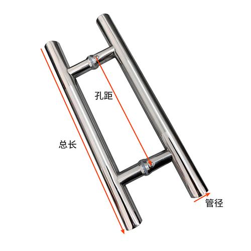 玻璃门拉手白色（玻璃门拉手松动怎么紧）-图3