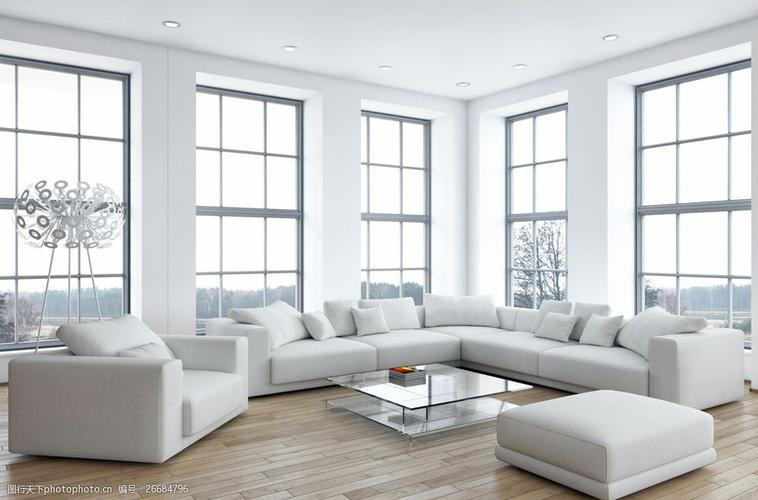 白色主题客厅（白色为主的客厅装修效果图）-图3