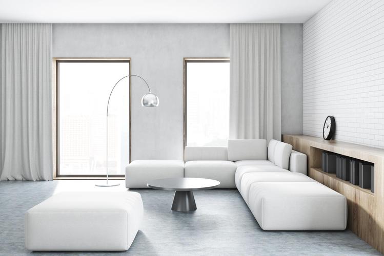 客厅白色墙砖（客厅白色墙砖配什么沙发好看呢?）-图2